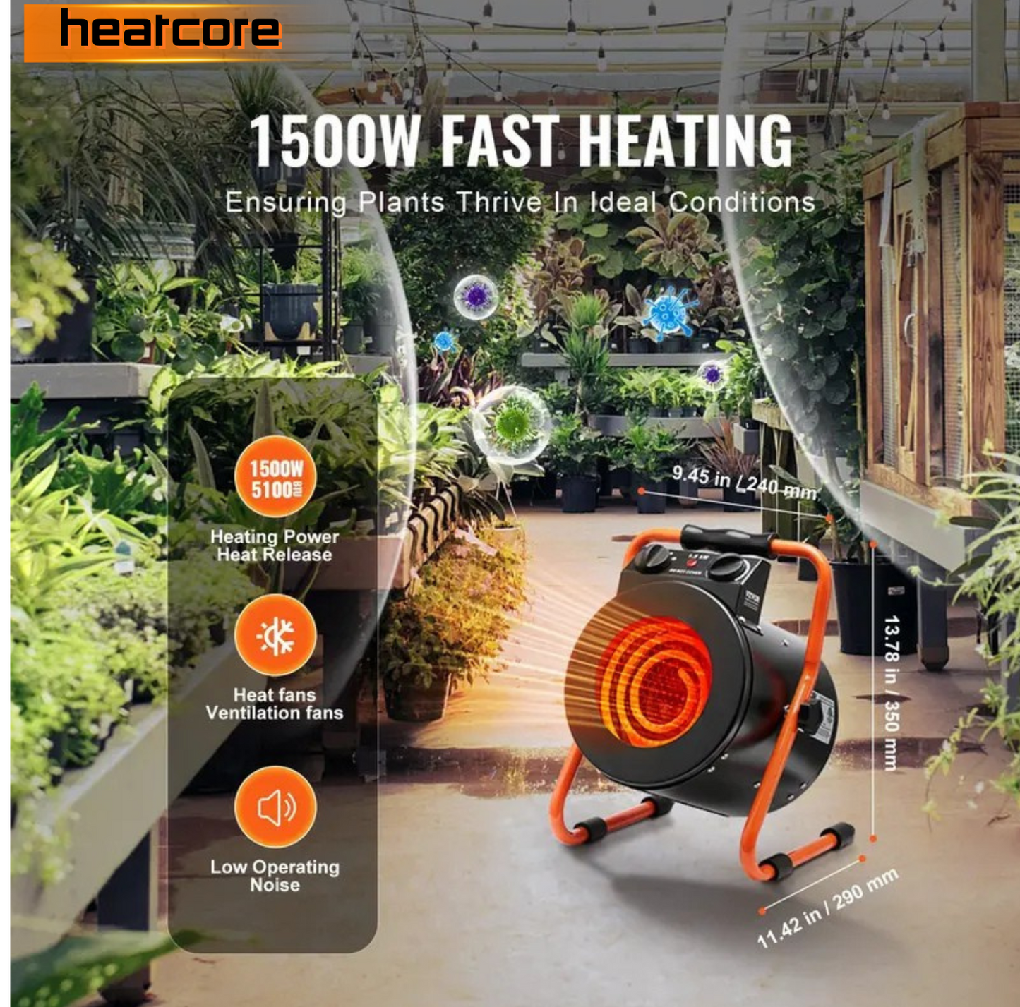 HeatCore™ Vevor Portable Heater